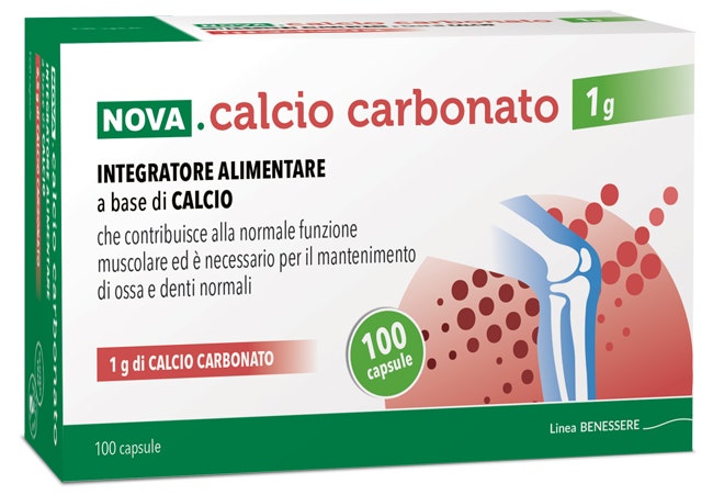 Calcio carbonato 1g - 100 capsule