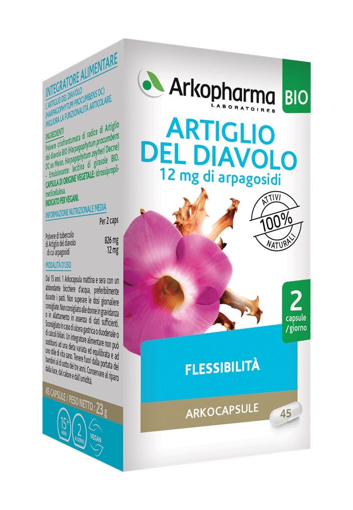 Arkopharma Artiglio Del Diavolo Bio 45 Capsule - VitaminCenter