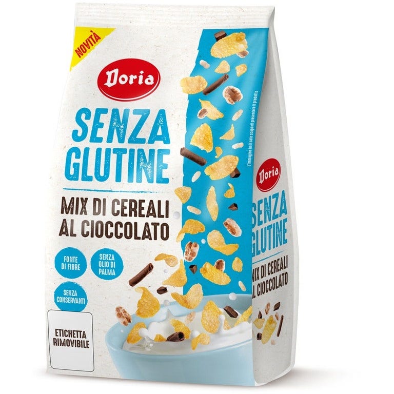 Mix di Cereali Senza Glutine al Cioccolato - Doria, Doria