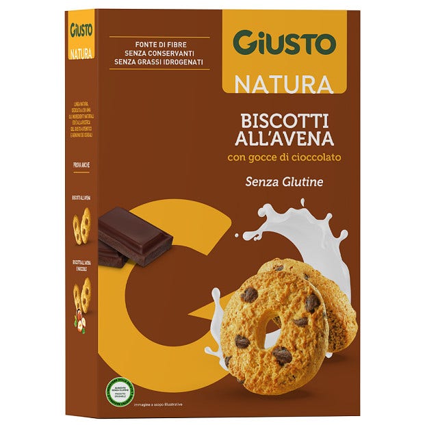 Biscotti senza glutine con gocce di cioccolato