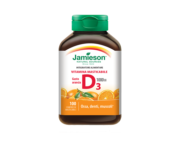 Several on time tire Vitamina D3 Masticabile 100 cpr JAMIESON - VitaminCenter