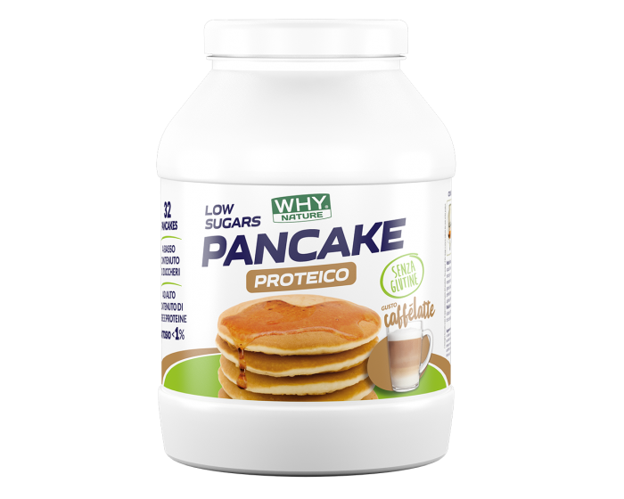 Pancake Proteico Gluten Free 800 g WHY NATURE - VitaminCenter