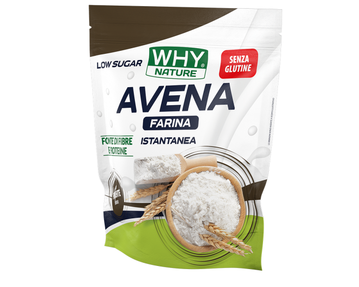 Avena Farina Istantanea Senza Glutine 1 kg WHY NATURE - VitaminCenter