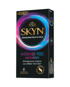Akuel Skyn Intense Excitation Feel 6 Preservativi