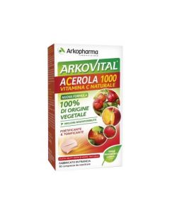 Arkopharma Acerola 30 Compresse Masticabili - Vitamina C