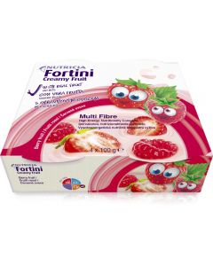 Fortini Creamy Fruit Multi Fibre Frutti Rossi 4x100g