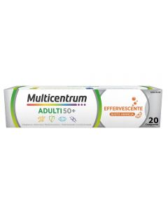 Multicentrum Adulti 50+ Effervescente Integratore Multivitaminico Vitamina B C D A  Magnesio 20 Compresse