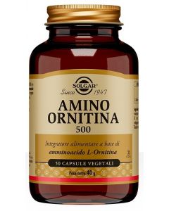 Solgar Amino Ornitina 500 50 Capsule Vegetali