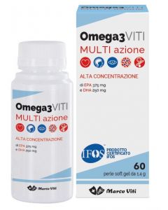 Omega 3 Viti Multi Azione 60 Perle Integratore Salute