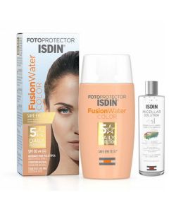 Isdin Fotoprotector Pack Fusion Water Color 50ml + Micellar Solution 100ml