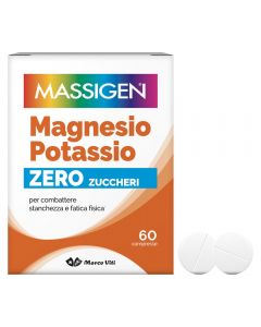 Massigen Magnesio E Potassio Senza Zucchero 60 Compresse