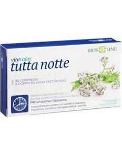 Bios Line Vita Calm Tutta Notte Melatonina 30 Compresse