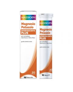 Massigen Magnesio E Potassio Plus 20 Compresse Effervescenti