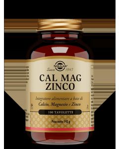 Solgar Cal Mag Zinco 100 Tavolette