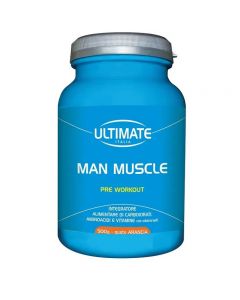 Man Muscle Pre Workout 400g Gusto Arancia
