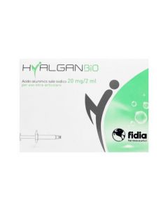 HyalganBio Siringa Intra-Articolare Acido Ialuronico 20 mg 2 ml