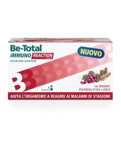 Be-Total Immuno Reaction Integratore Alimentare Difese Immunitarie Vitamina C 8 Flaconcini