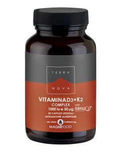 Terranova Vitamina D3 + K2  Complex 50 Capsule