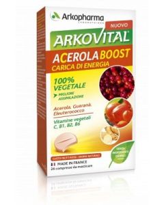 Arkopharma Acerola Boost 24 Compresse Vitamina C