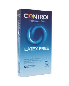 Control New Latex Free 5 Pezzi