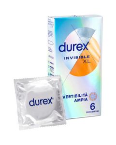 Durex Invisible XL Profilattico 6 Pezzi