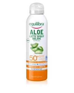 Equilibra Aloe Latte Spray Solare Corpo Pelle Delicata SPF50+ 150ml