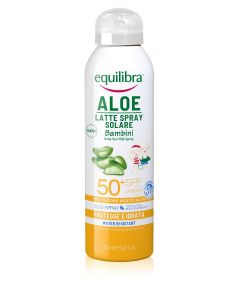 Equilibra Aloe Latte Spray Solare Corpo Bimbi Pelle Delicata SPF50+ 150ml