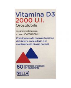 Vitamina D3 2000Ui Orosolubile 60 Compresse