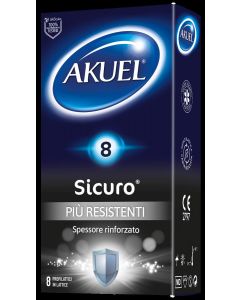 Akuel Sicuro Profilattico Più Resistente 8 Pezzi