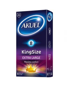 Akuel Impercettibile King Size 8 Preservativi