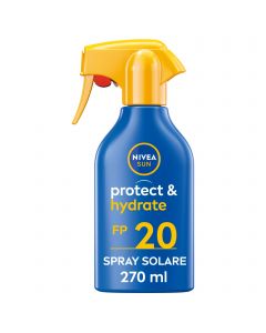 Nivea Sun Spray Solare Protect & Hydrate Fp20 270ml Crema Solare 20 Idratante Per 48 Ore