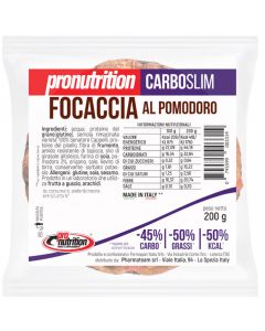 Carboslim Focaccia Low carb (200g) Gusto: Pomodoro