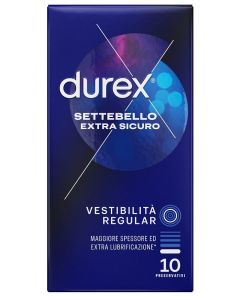 Durex Settebello Extra Sicuro Regular 10 Preservativi