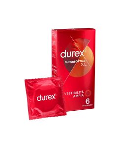 Durex Supersottile Vestibilità Ampia XL 6 Preservativi