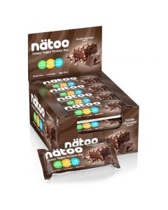 Natoo Crispy Vegan Protein Bar Cioccolato & Nocciola 16x50g