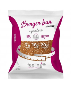 Burger Bun con Sesamo 80 g (+ Protein )