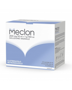 Meclon Soluzione Vaginale 5 Flaconi 130 ml + 5 flaconi 10 ml (023703059)