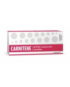Carnitene Soluzione orale 1 g 10 flaconcini monodose (018610042) 