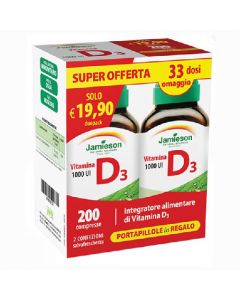 Vitamina D3 1000UI Promo DUOPACK 2 x 100 cpr