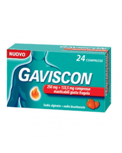 Gaviscon 24 compresse masticabili gusto fragola (024352205)