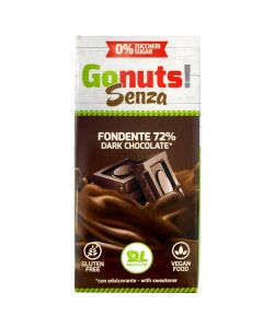 GoNuts! Senza Tavoletta di Cioccolato Fondente  al 72%  75 g 