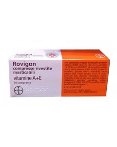 Rovigon vitamina A+E 30 compresse masticabili (012812018)