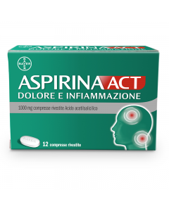 Aspirina Act Dolore e Infiammazione 1 g 12 cpr