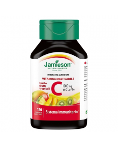 Vitamina C 1000 Masticabile Frutti Tropicali 120 cpr