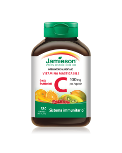 Vitamina C 1000 Masticabile Frutti Misti 330 cpr