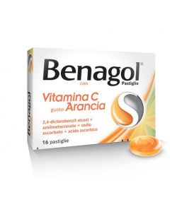 Benagol Vitamina C gusto Arancia 16 pastiglie