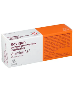 Rovigon vitamina A+E 30 compresse masticabili (012812018)