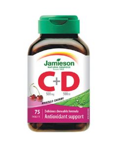 Vitamina C+D3  Masticabile 75 cpr