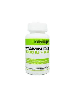 Vitamin D-3 2000 IU + K-2 120 cps